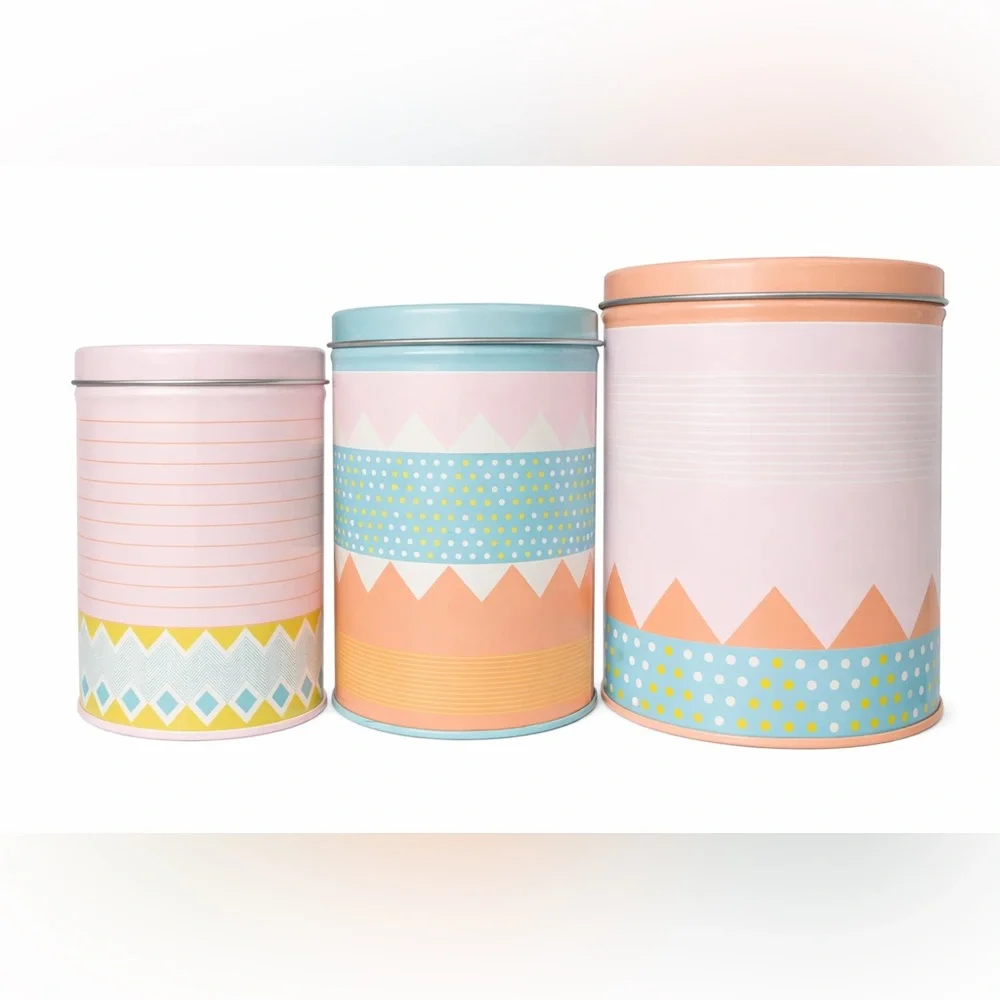 IKEA Sommar 2018 Tin Canister Set – Designer Maria Vinka | Set of 3 | NIP